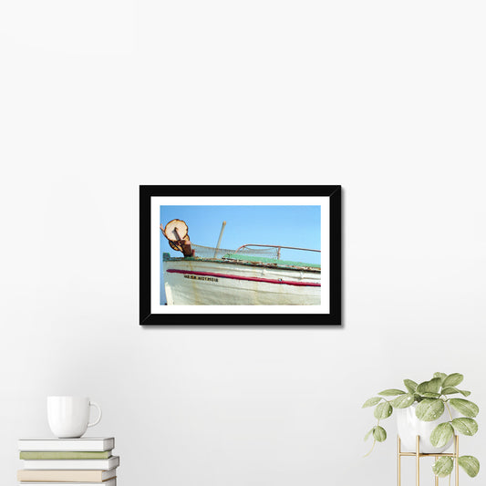 Greek Boat Wall Art - Photographic Print