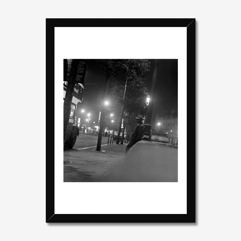 Vintage Black and White Nottingham Square Photograph Print Wall Art-Jason Groom Designs
