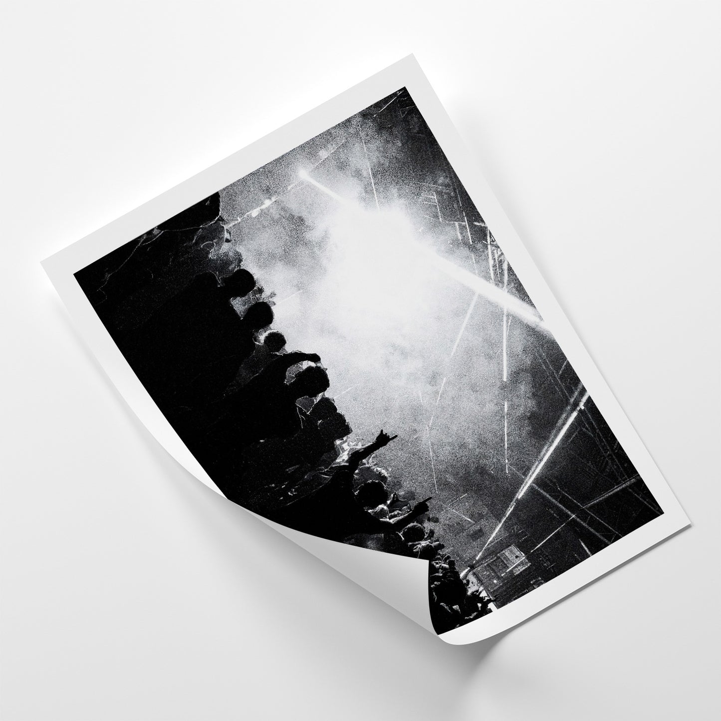 Warehouse Party - Photographic Print of Rave-Jason Groom Designs