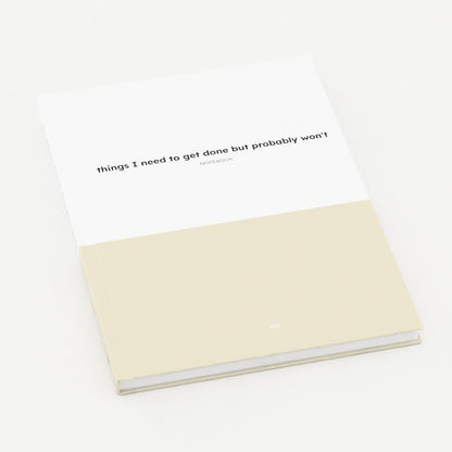 A5 Notebook - things I need to get done but probably won't-Jason Groom Designs