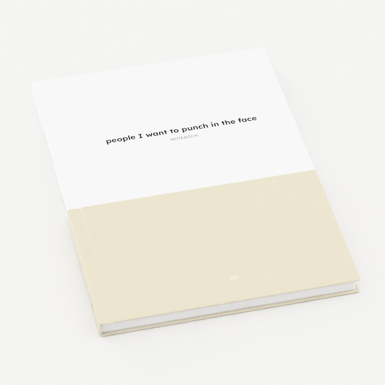 A5 Notebook - people I want to punch in the face-Jason Groom Designs