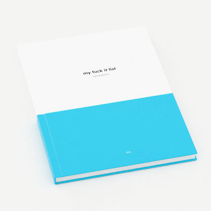 A5 Notebook - my fuck it list-Jason Groom Designs