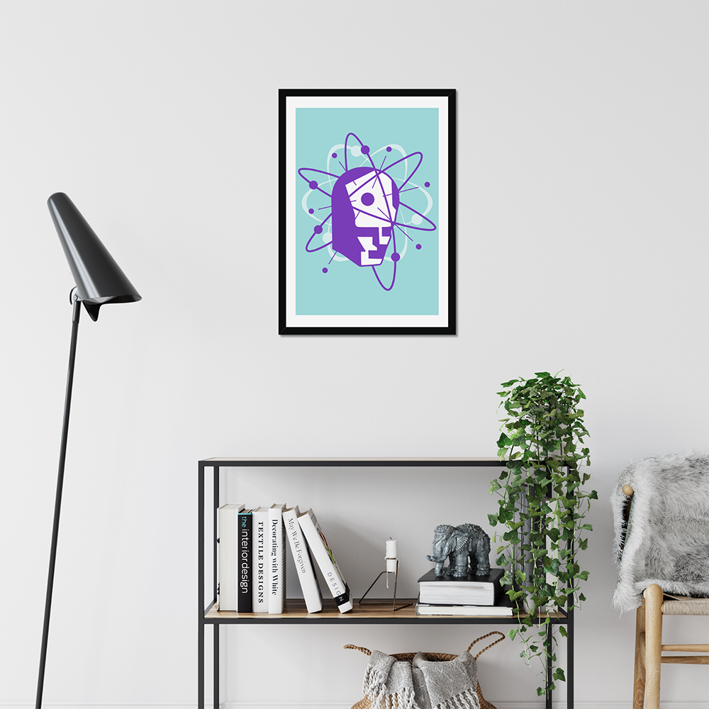 Atomic Head - A2 90s Rave Poster