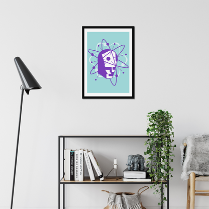 Atomic Head - A2 90s Rave Poster