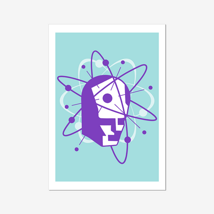Atomic Head - A2 90s Rave Poster