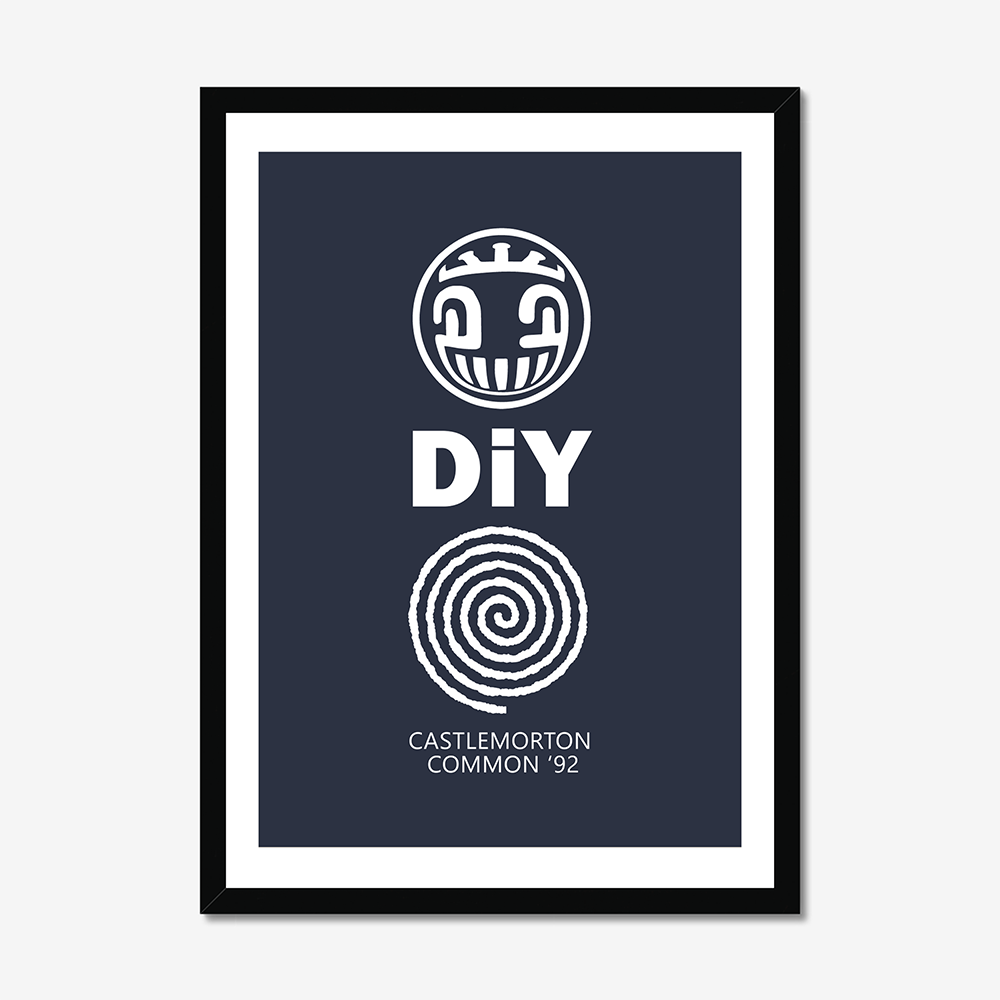 Castlemorton - A2 Rave Poster Graphic Print
