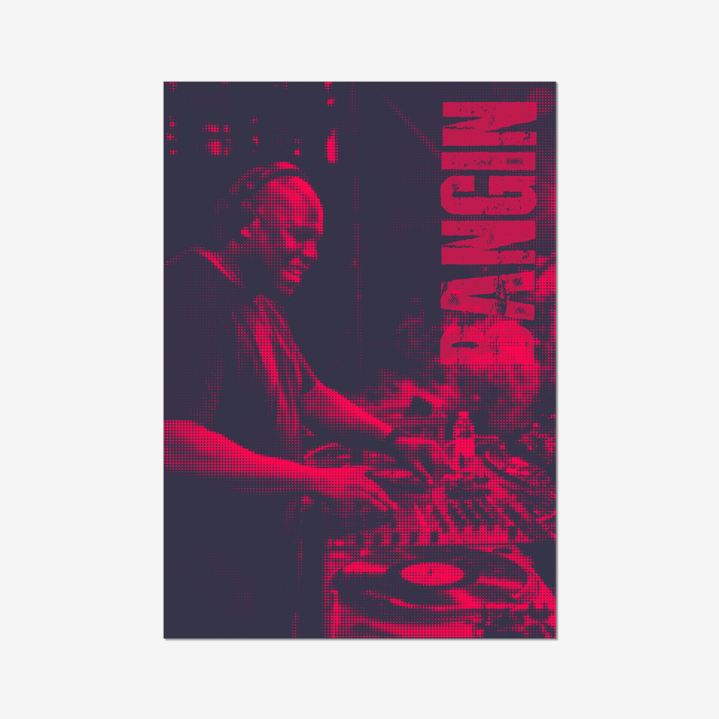 Deck Control - A2 90s Rave Poster