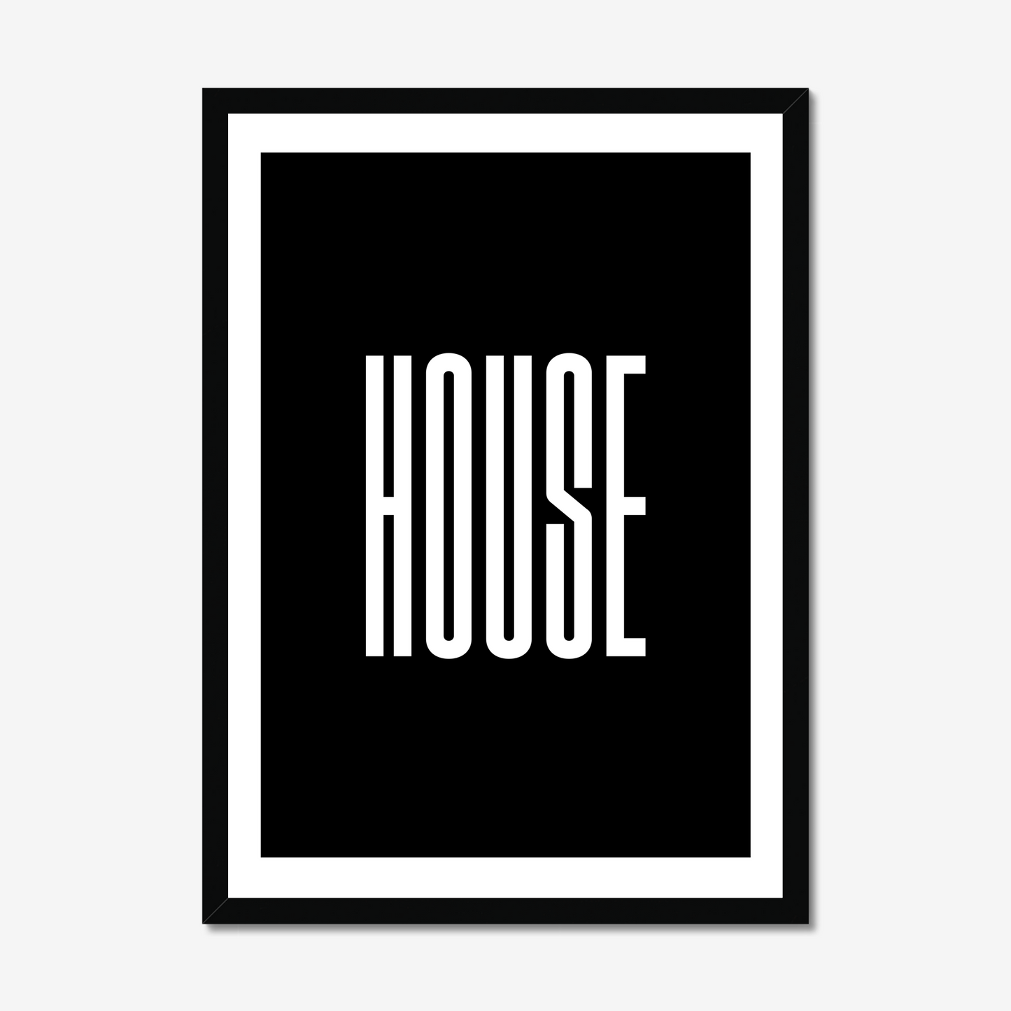 House - A2 Poster Graphic Print - Wall Art-Jason Groom Designs