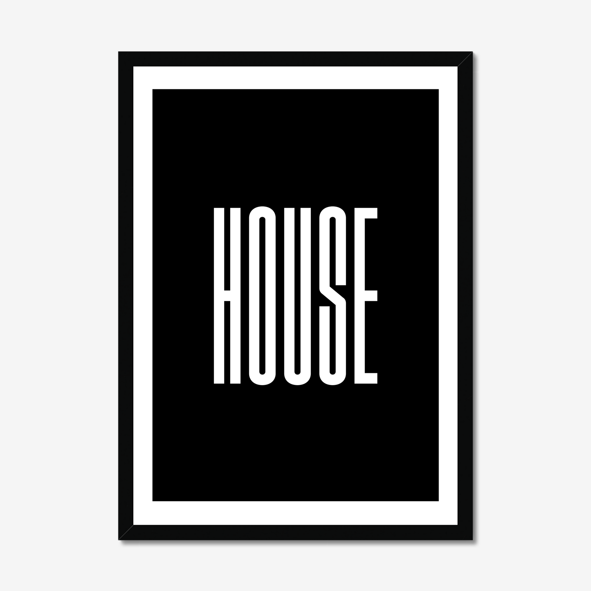 House - A2 Poster Graphic Print - Wall Art-Jason Groom Designs