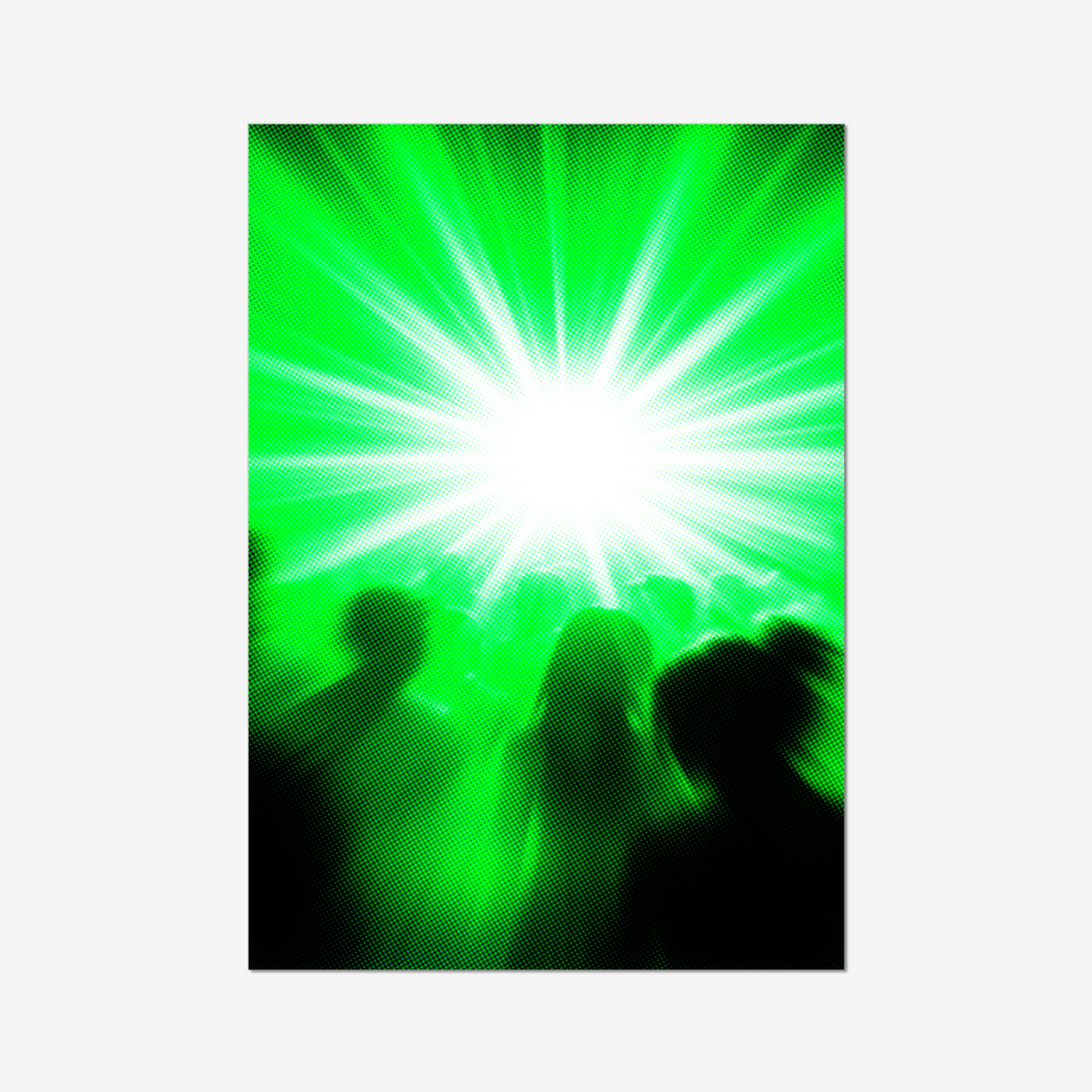 Laser Therapy - A2 90s Rave Poster