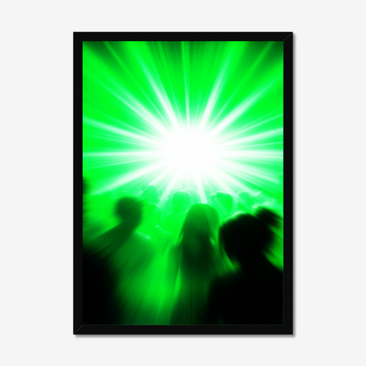 Laser Therapy - A2 90s Rave Poster