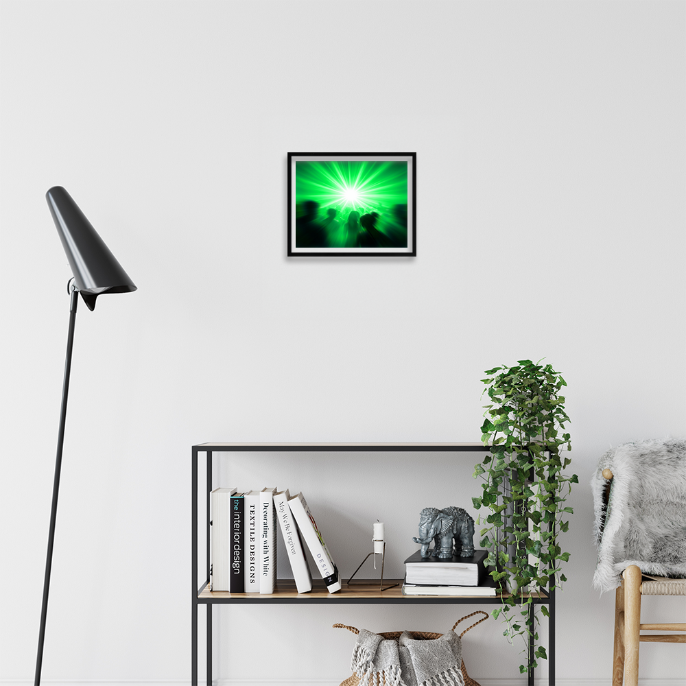 Neon Surge - Photographic Print of Rave-Jason Groom Designs