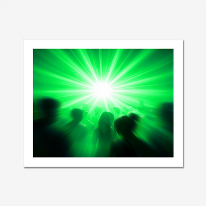Neon Surge - Photographic Print of Rave-Jason Groom Designs