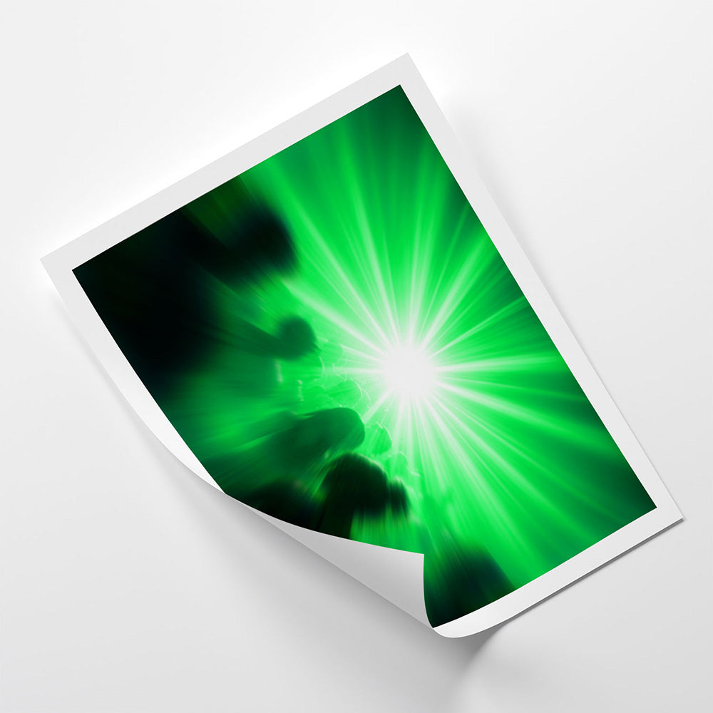 Neon Surge - Photographic Print of Rave-Jason Groom Designs