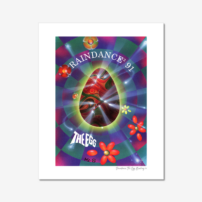 Raindance at Barking - Photographic Print of Rave Flyer