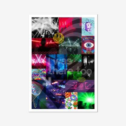 Rave Fragments - A2 90s Rave Poster