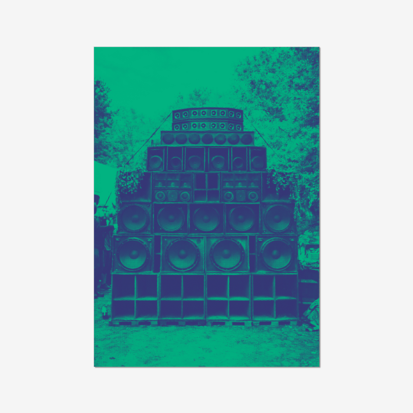 Stacked & Blasted - A2 90s Rave Poster