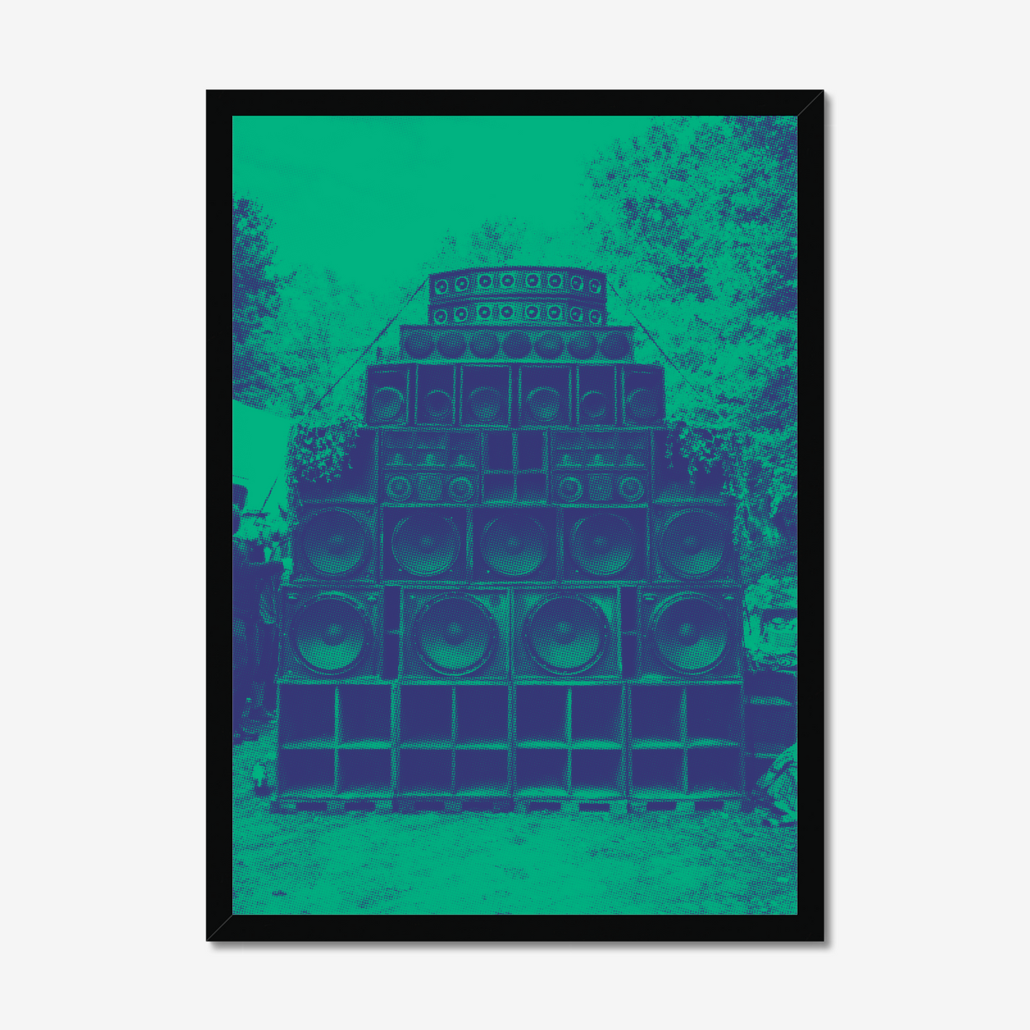 Stacked & Blasted - A2 90s Rave Poster