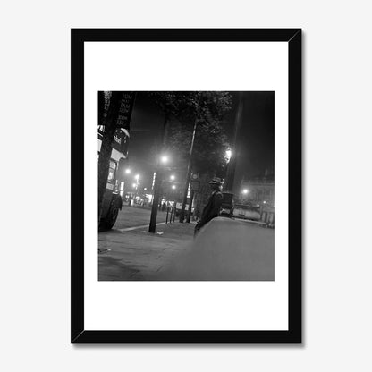 Vintage Black and White Nottingham Square Photograph Print Wall Art