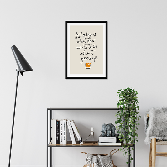 Whisky - A2 Poster Graphic Print - Wall Art