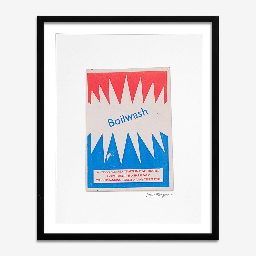 Boilwash - Photographic Print of Rave Flyer