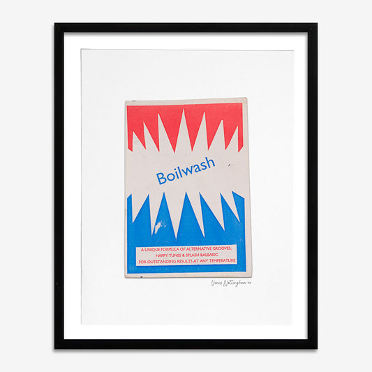 Boilwash - Photographic Print of Rave Flyer