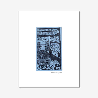 Freestyle Raver - Photographic Print of Rave Flyer