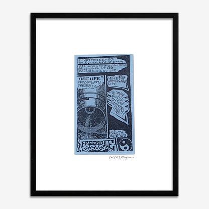 Freestyle Raver - Photographic Print of Rave Flyer