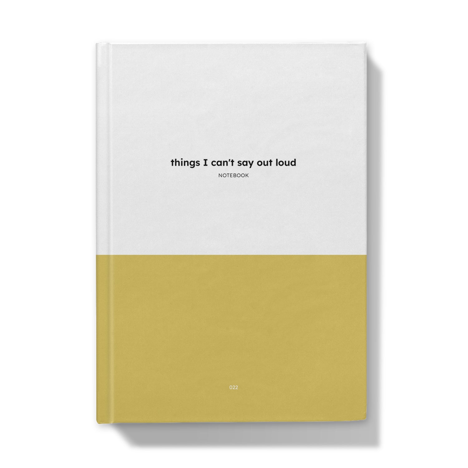 A5 Notebook - things I can't say out loud-Jason Groom Designs