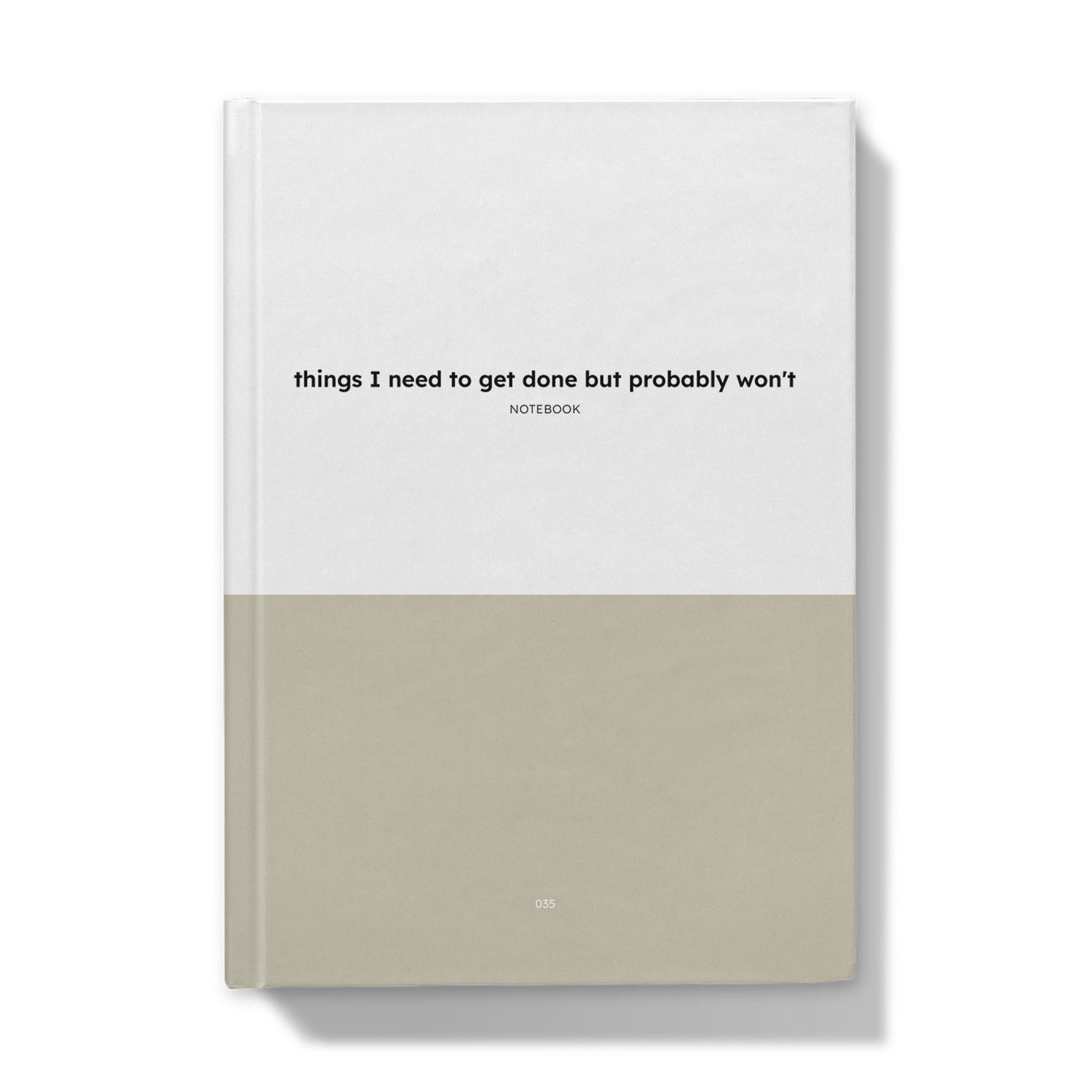 A5 Notebook - things I need to get done but probably won't-Jason Groom Designs
