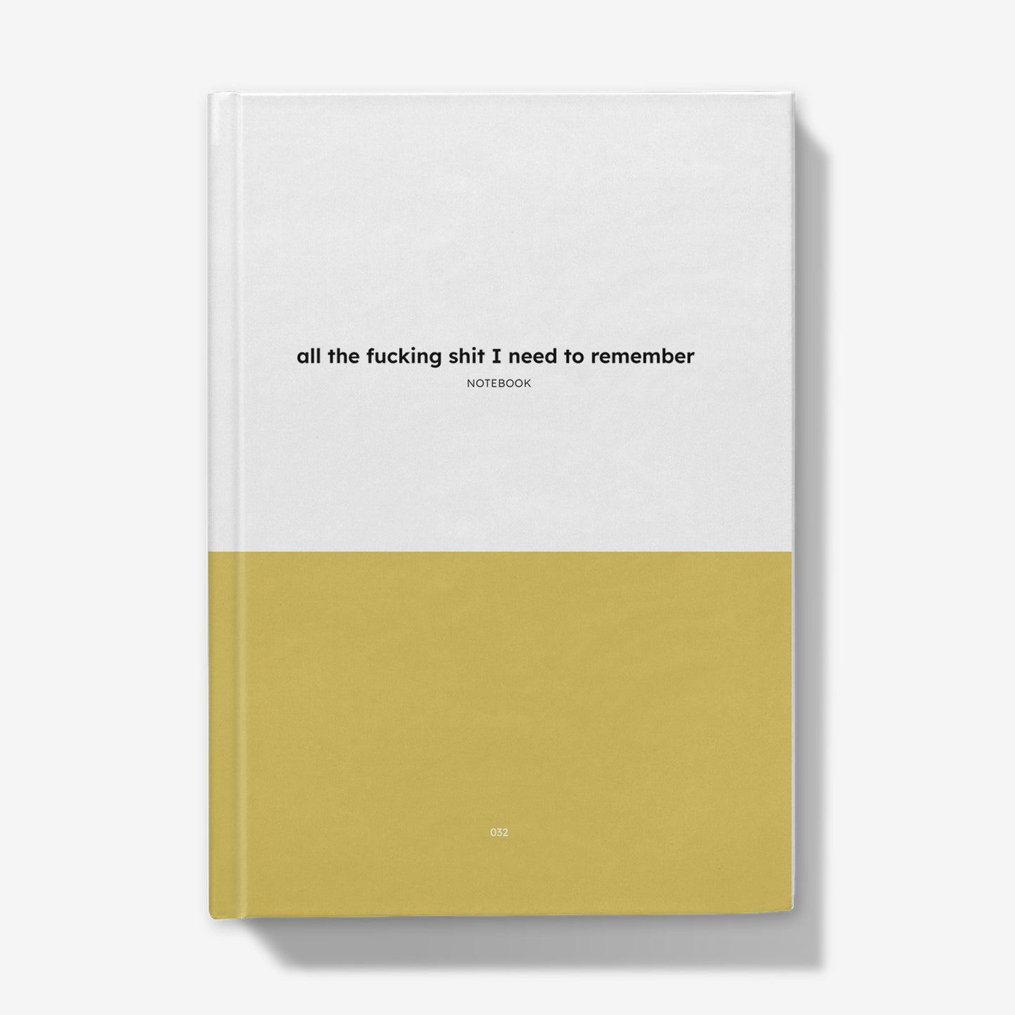 A5 Notebook - all the fucking shit I need to remember-Jason Groom Designs