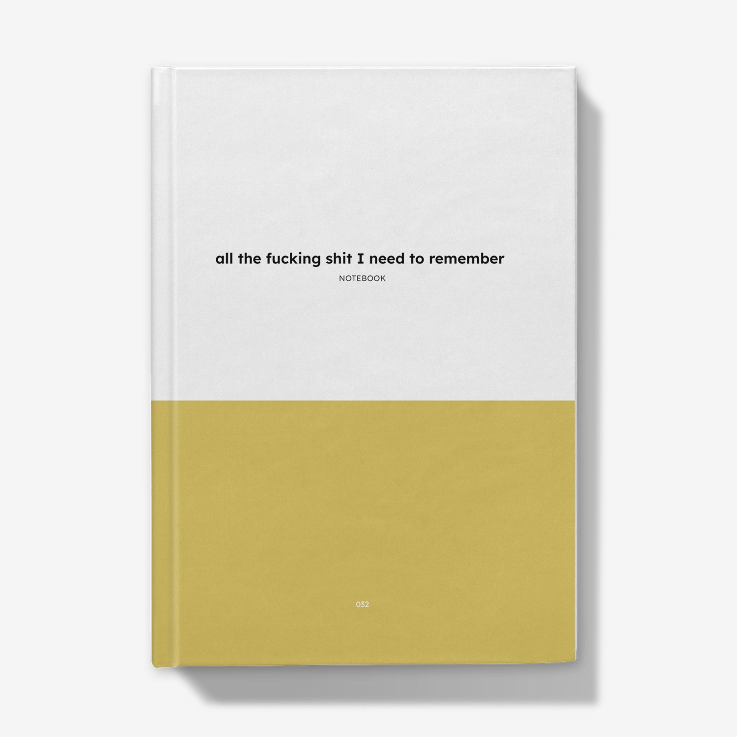 A5 Notebook - all the fucking shit I need to remember-Jason Groom Designs