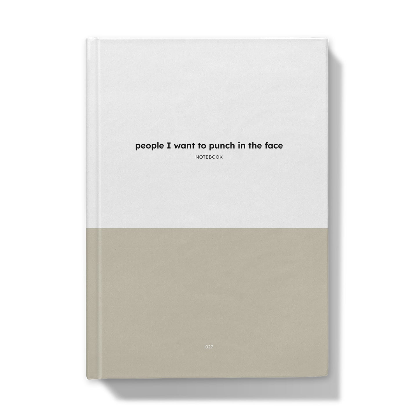 A5 Notebook - people I want to punch in the face-Jason Groom Designs