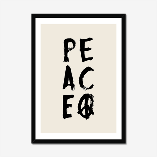 Peace - A2 Poster Graphic Print - Wall Art