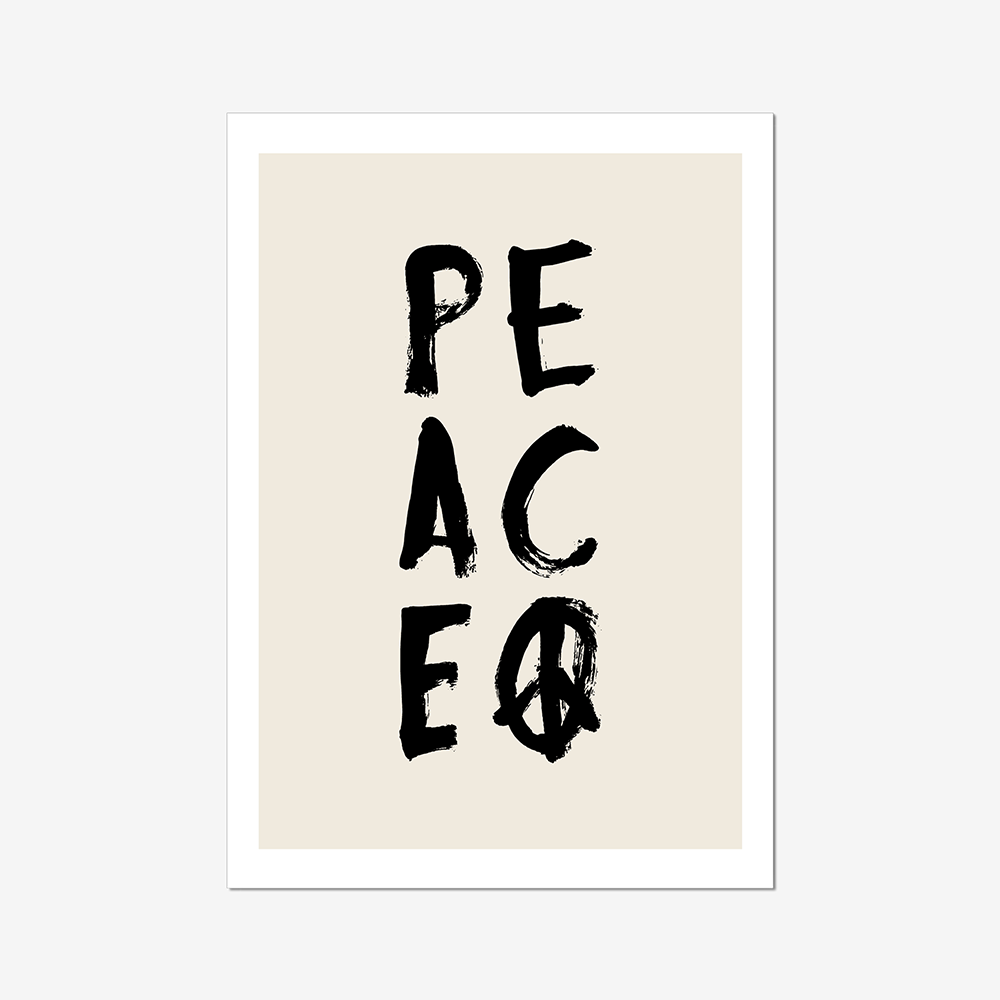 Peace - A2 Poster Graphic Print - Wall Art-Jason Groom Designs