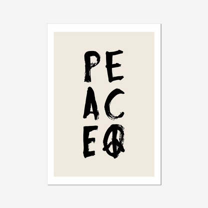 Peace - A2 Poster Graphic Print - Wall Art-Jason Groom Designs