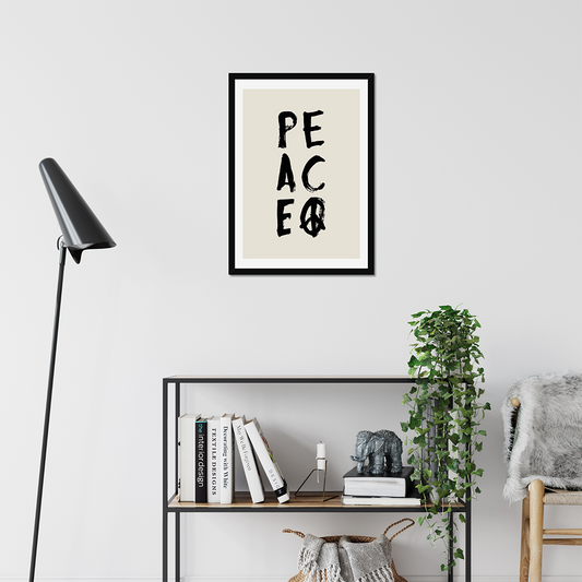 Peace - A2 Poster Graphic Print - Wall Art