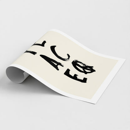 Peace - A2 Poster Graphic Print - Wall Art-Jason Groom Designs