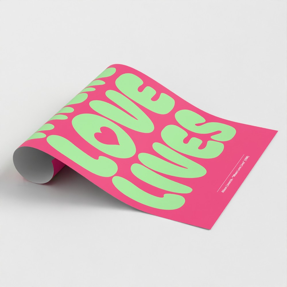 Where Love Lives - A2 90s Rave Poster