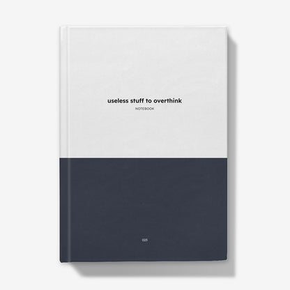 A5 Notebook - useless stuff to overthink-Jason Groom Designs