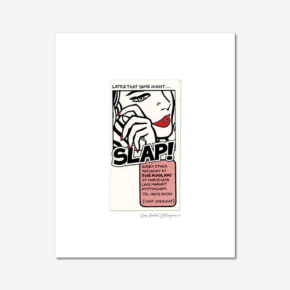 Slap - Photographic Print of Rave Flyer