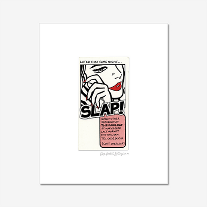 Slap - Photographic Print of Rave Flyer