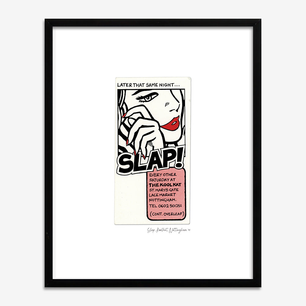 Slap - Photographic Print of Rave Flyer