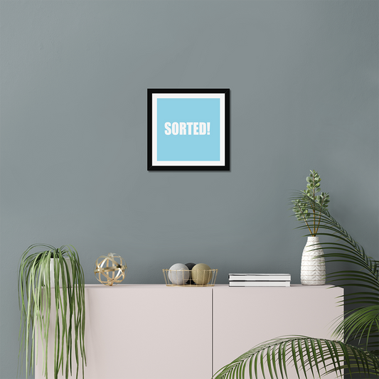 Sorted - Square Poster Graphic Print - Wall Art