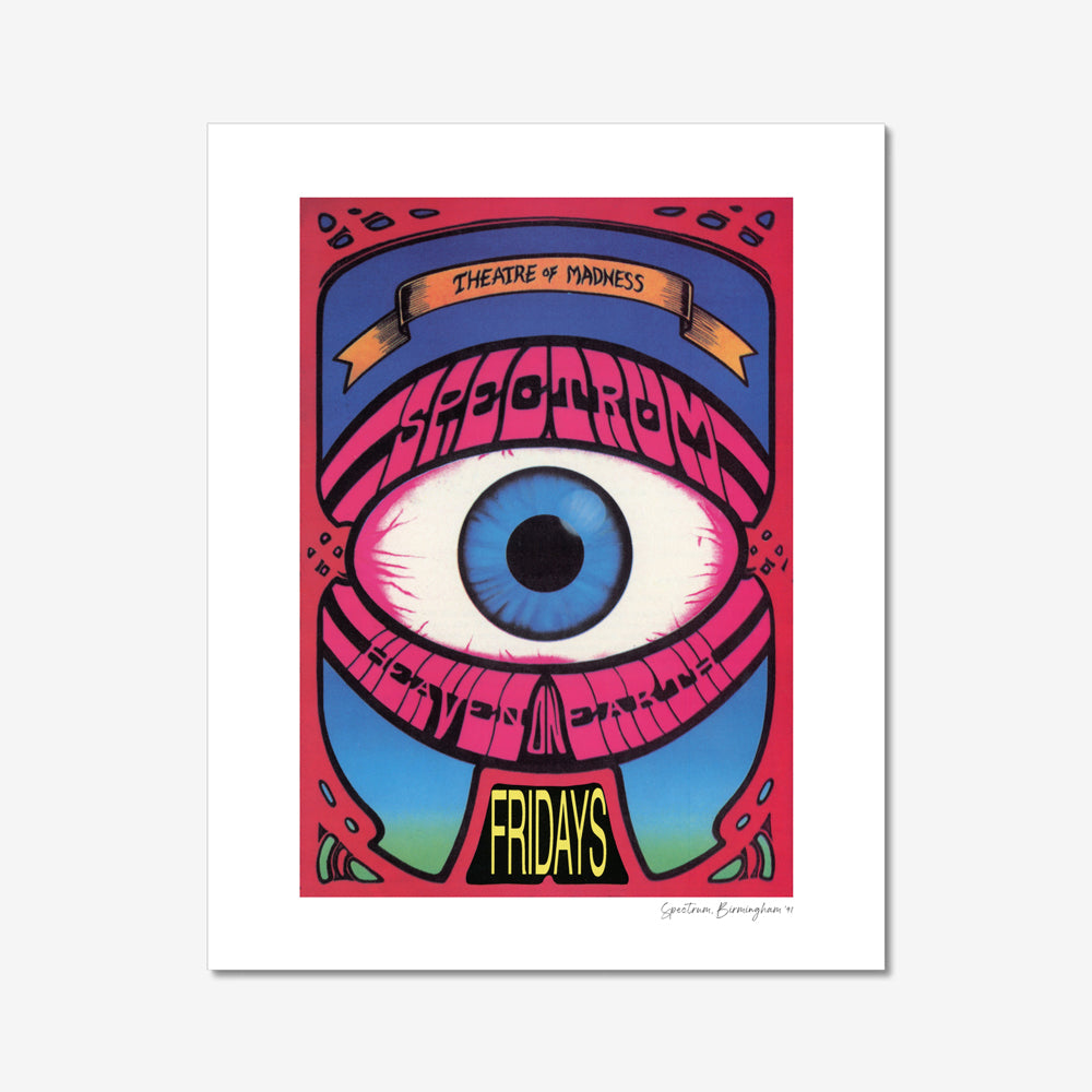 Spectrum - Photographic Print of Rave Flyer