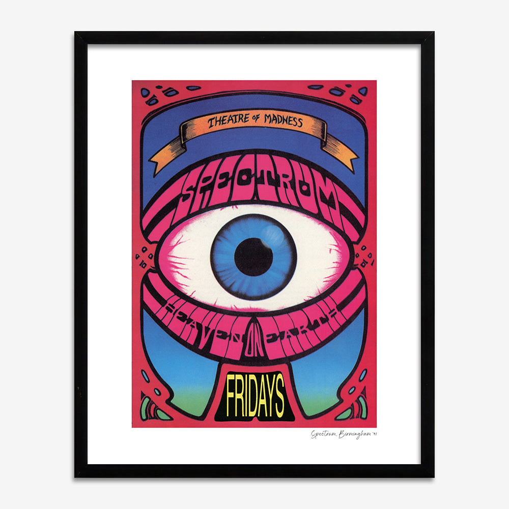 Spectrum - Photographic Print of Rave Flyer
