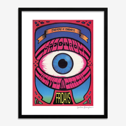Spectrum - Photographic Print of Rave Flyer