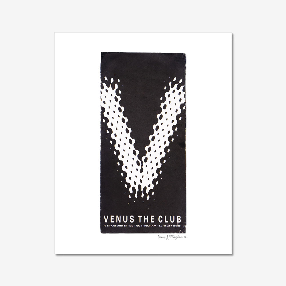 Venus Nottingham - Photographic Print of Rave Flyer