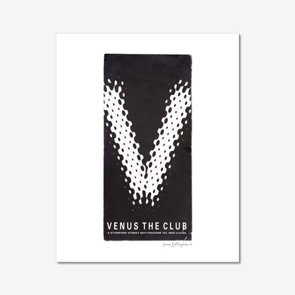 Venus Nottingham - Photographic Print of Rave Flyer