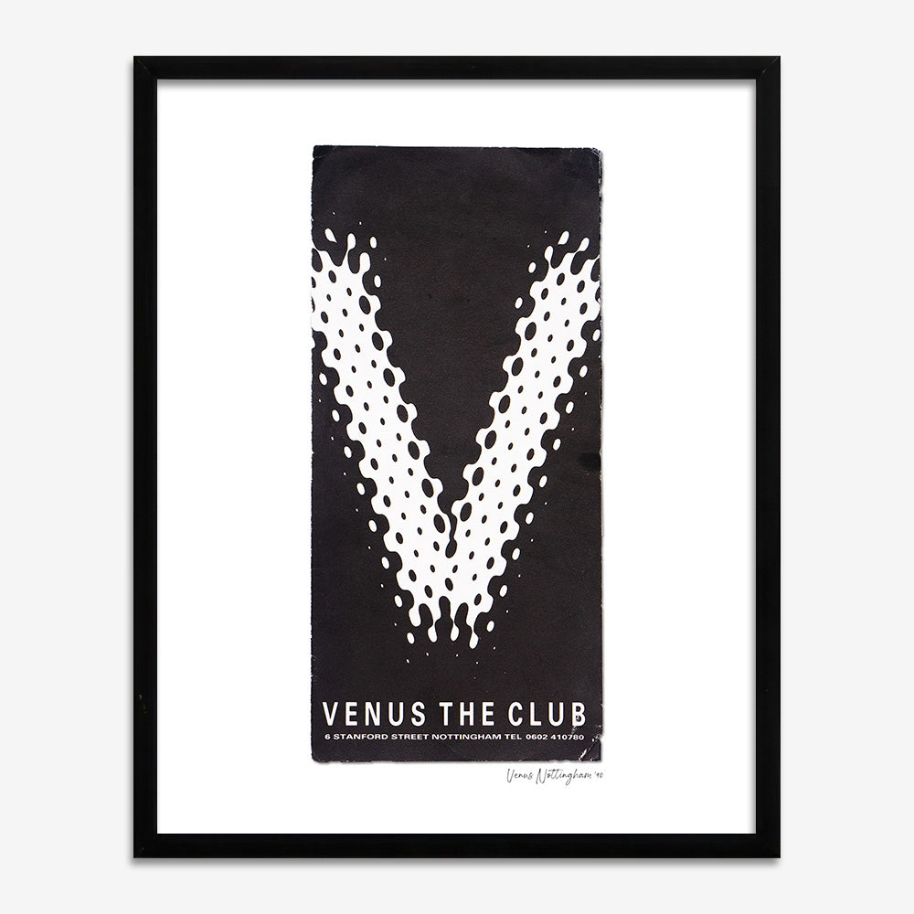 Venus Nottingham - Photographic Print of Rave Flyer